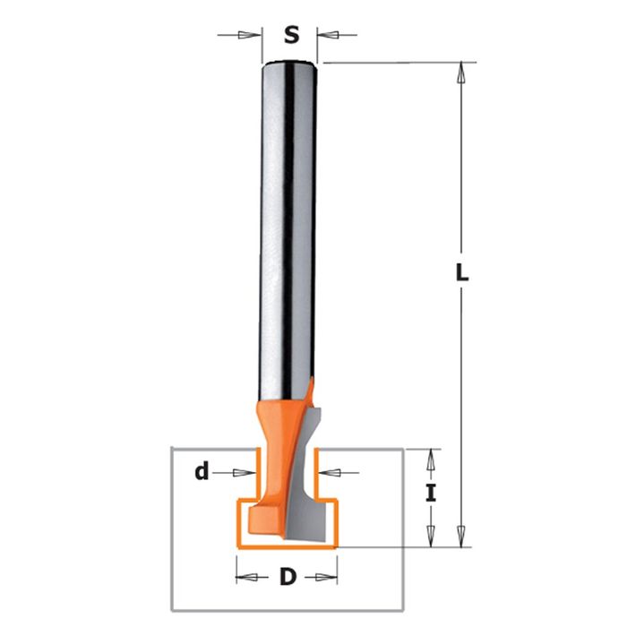 CMT Bovenfrees 9,5Mm L=11 CMT Bovenfrees 9,5Mm L=11