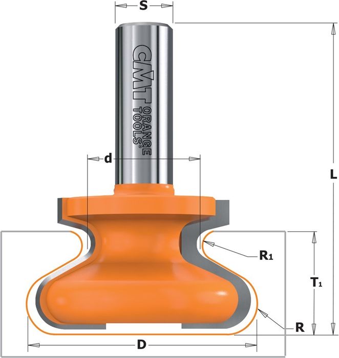 CMT Handgreepfrees D=38.1 I=20.7 CMT Handgreepfrees D=38.1 I=20.7