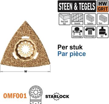 80mm hardmetalen driehoekrasp