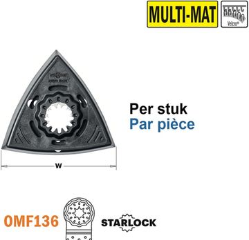 93mm driehoek schuurzool 93mm driehoek schuurzool