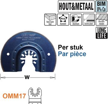 87mm rond zaagblad hout en metaal