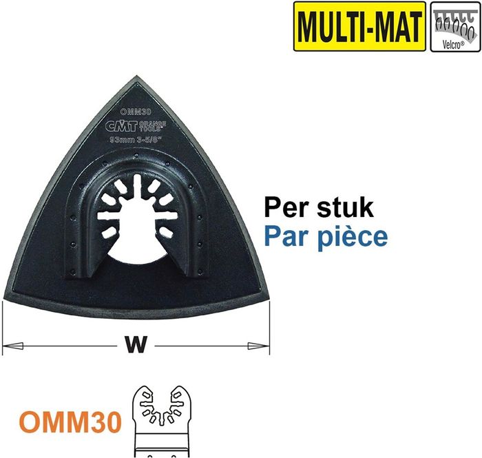 93mm driehoek schuurzool 93mm driehoek schuurzool