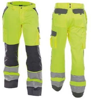 Dassy Broek Buffalo Pesco74 (290 Gr) Pesco74Fluogeel/Marineblauw 48