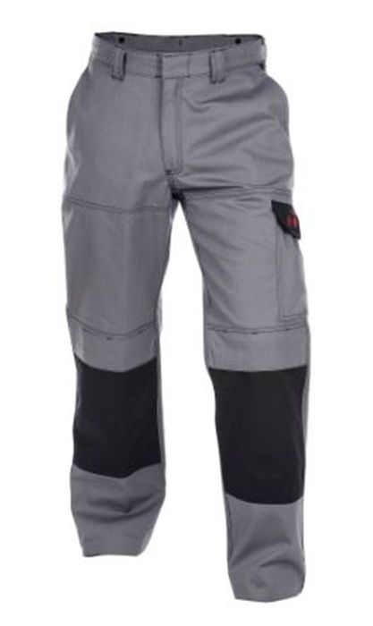 Dassy Werkbroek met kniezak grijs/zwart Lincoln grijs / zwart