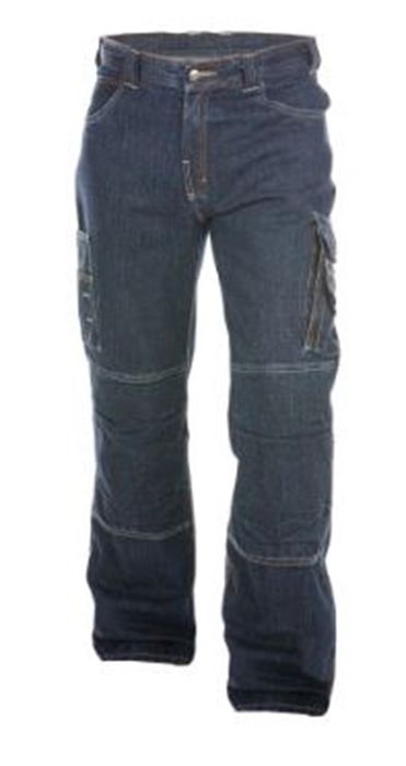 Dassy Werkbroek stretch jeans met kniezak blauw Knoxville jeansblauw Dassy Werkbroek stretch jeans met kniezak blauw Knoxville jeansblauw