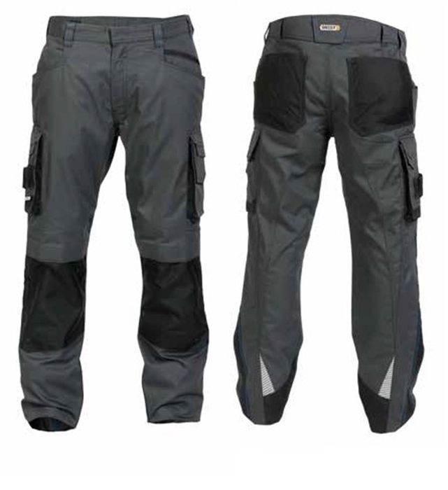 Dassy Nova werkbroek met kniezakken antracietgrijs/zwart grijs/zwart Dassy Nova werkbroek met kniezakken antracietgrijs/zwart grijs/zwart