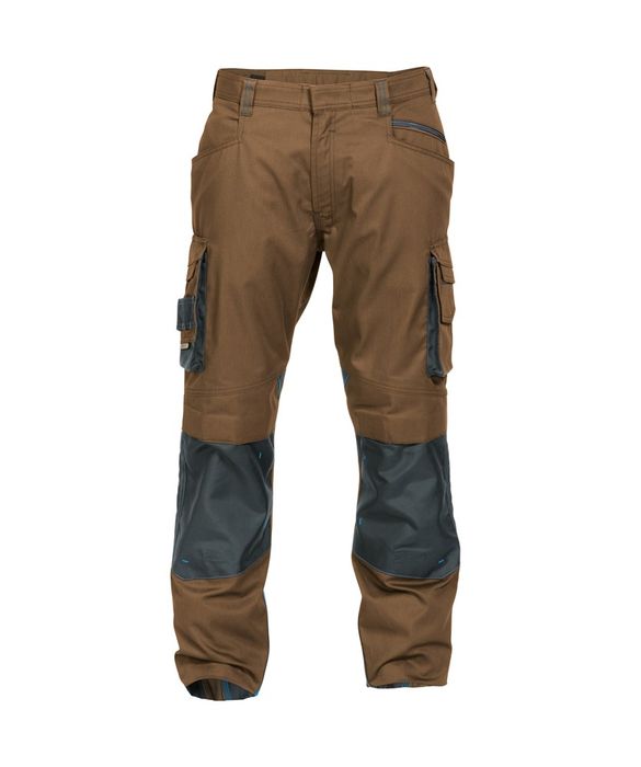 Dassy Nova werkbroek met kniezakken leembruin/antracietgrijs leembruin/antracietgrijs Dassy Nova werkbroek met kniezakken leembruin/antracietgrijs leembruin/antracietgrijs