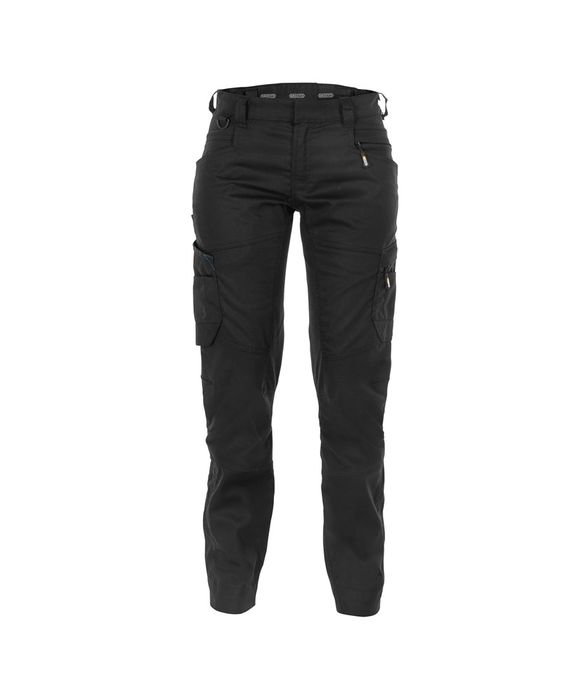 Dassy Helix werkbroek met stretch voor dames zwart zwart Dassy Helix werkbroek met stretch voor dames zwart zwart