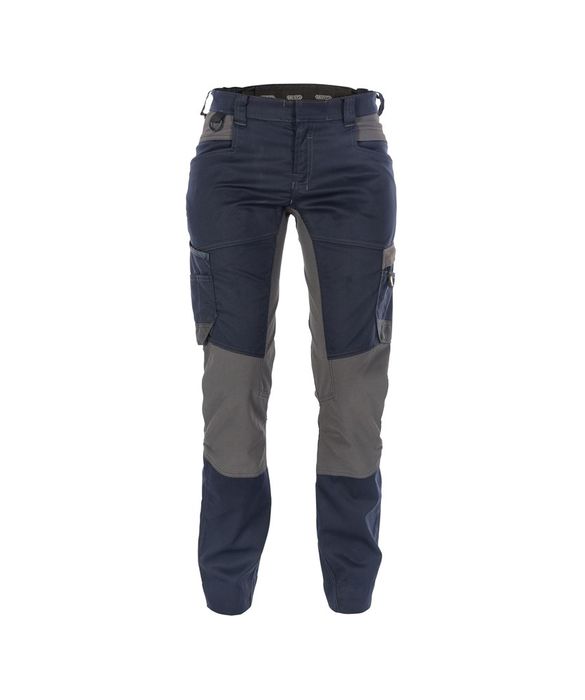 Dassy Helix werkbroek met stretch voor dames nachtblauw/antracietgrijs nachtblauw/antracietgrijs Dassy Helix werkbroek met stretch voor dames nachtblauw/antracietgrijs nachtblauw/antracietgrijs