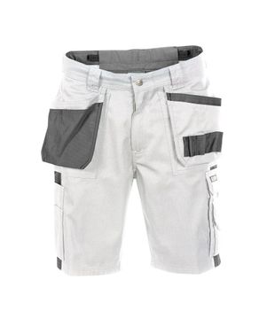 Dassy Monza tweekleurige holsterzakkenshort wit/cementgrijs wit/cementgrijs