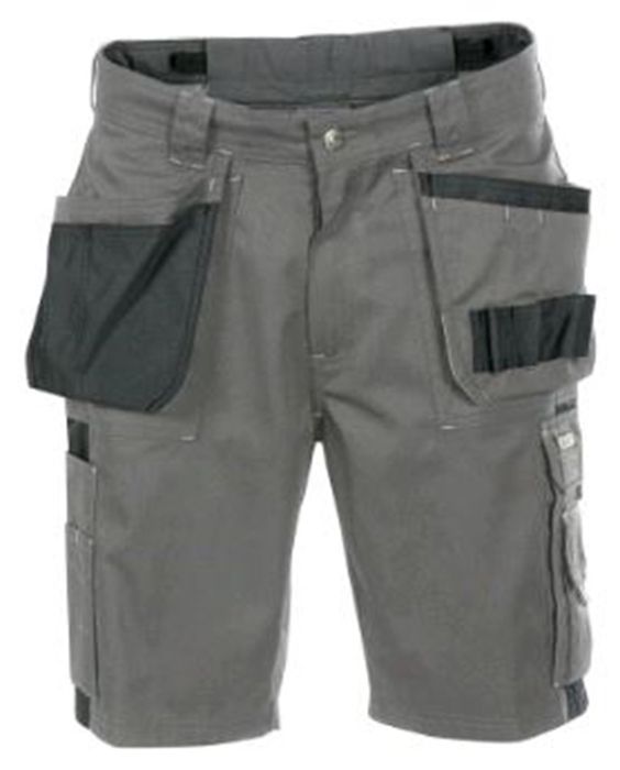Dassy Monza tweekleurige holsterzakkenshort cementgrijs/zwart grijs / zwart