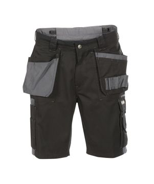 Dassy Monza tweekleurige holsterzakkenshort zwart/cementgrijs zwart/cementgrijs