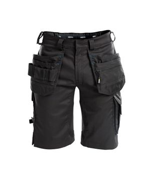 Dassy Trix holsterzakkenshort met stretch zwart zwart