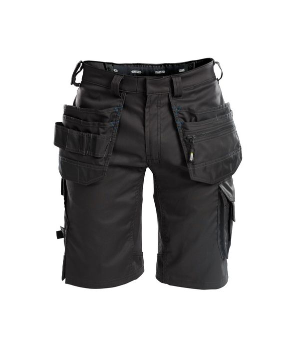 Dassy Trix holsterzakkenshort met stretch zwart zwart