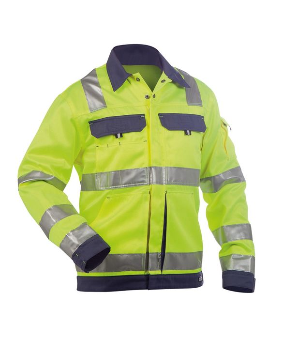Dassy Dusseldorf hoge zichtbaarheidsvest fluogeel/marineblauw fluogeel/marineblauw Dassy Dusseldorf hoge zichtbaarheidsvest fluogeel/marineblauw fluogeel/marineblauw