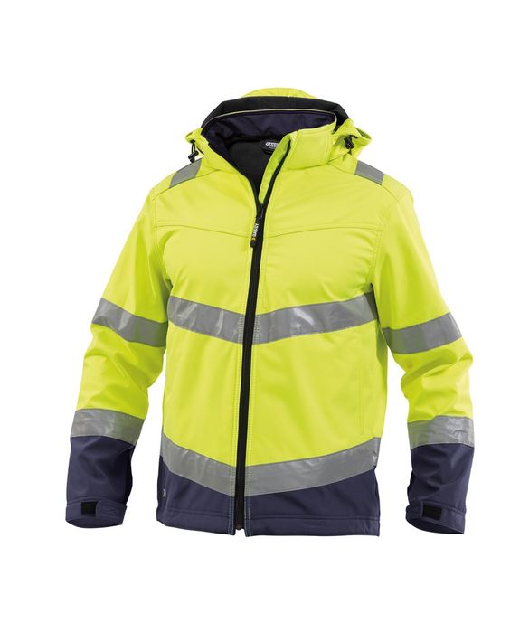 Dassy Malaga hoge zichtbaarheids-softshell jas fluogeel/marineblauw fluogeel/marineblauw Dassy Malaga hoge zichtbaarheids-softshell jas fluogeel/marineblauw fluogeel/marineblauw