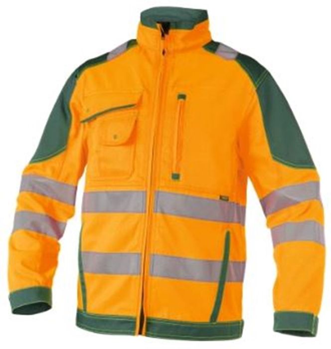 Dassy Werkvest high vision oranje/groen Orlando oranje / groen