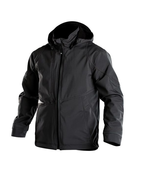 Dassy Gravity softshell jas zwart zwart