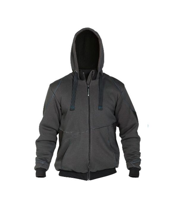 Dassy Pulse sweatshirt jas antracietgrijs/zwart grijs/zwart