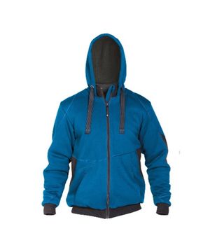 Dassy Pulse sweatshirt jas azuurblauw/antracietgrijs blauw/grijs Dassy Pulse sweatshirt jas azuurblauw/antracietgrijs blauw/grijs