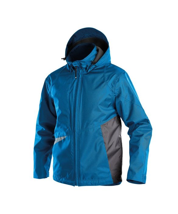 Dassy Hyper wind- en waterdichte werkjas azuurblauw/antracietgrijs azuurblauw/antracietgrijs