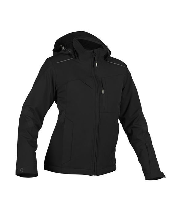 Dassy Nordix stretch winterjas voor dames zwart zwart Dassy Nordix stretch winterjas voor dames zwart zwart