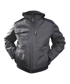 Dassy Austin canvas winterjas antracietgrijs/zwart antracietgrijs/zwart