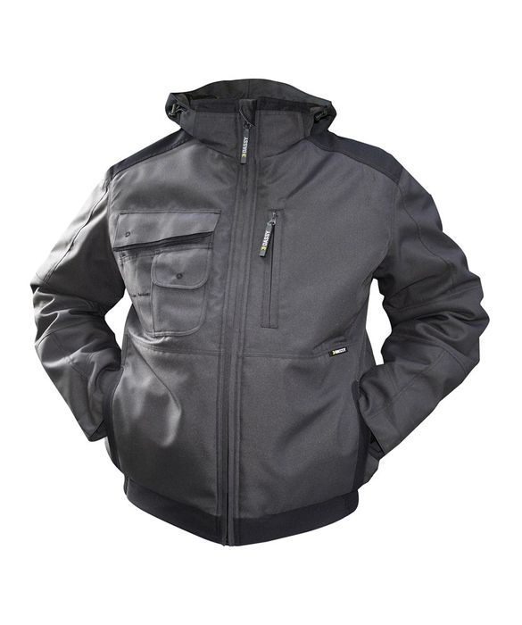 Dassy Austin canvas winterjas antracietgrijs/zwart antracietgrijs/zwart