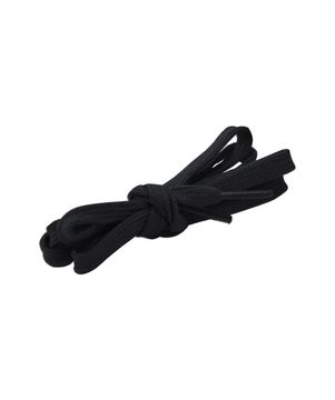 Dassy Leos120CM platte veters 120cm - x5 -zwart zwart