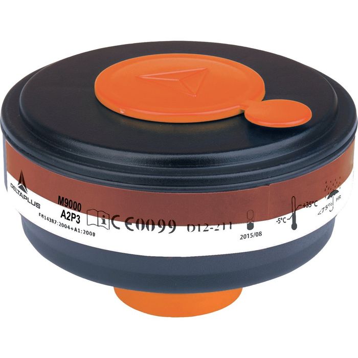 DELTAPLUS 4 FILTERS A2P3 M9000EZwart