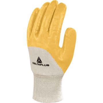 DELTAPLUS HANDSCHOEN NITRIL GEEL