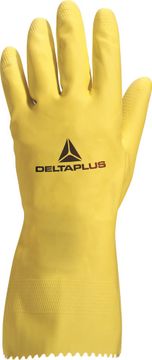 DELTAPLUS HUISHOUDHANDSCHOEN LATEX GEEL T8