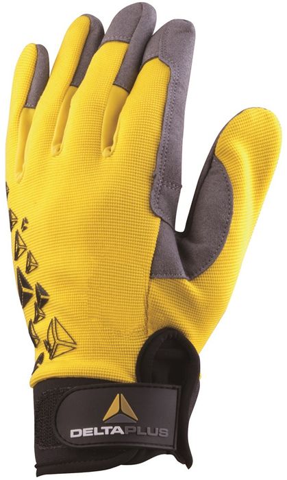 DELTAPLUS HANDSCHOEN VV901 BOREE GEEL/ZW 10 DELTAPLUS HANDSCHOEN VV901 BOREE GEEL/ZW 10