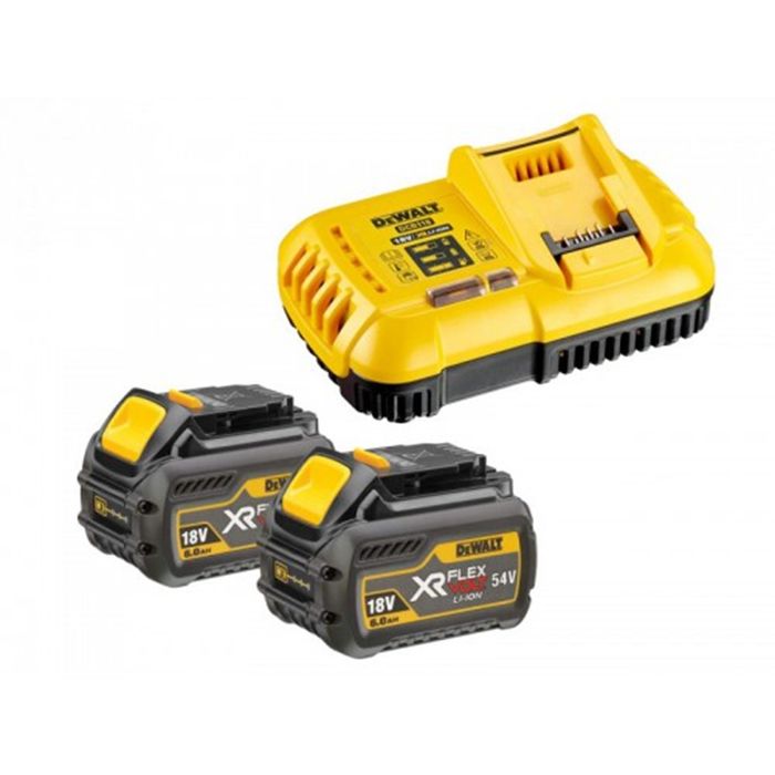 DeWALT 54V XR FLEXVOLT Accu starterspakket met DeWALT 54V XR FLEXVOLT Accu starterspakket met