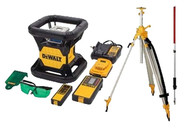 DeWALT 18V Roterende laser - Groen DCE079D1G-QW