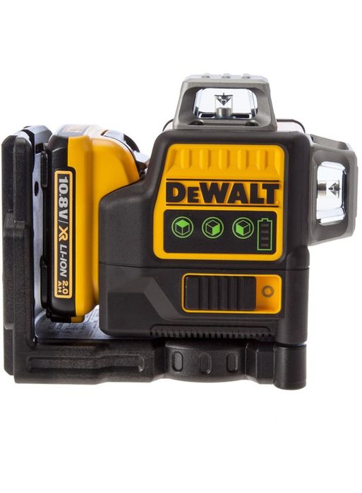 DeWALT 12V XR 2x360— Laser, 1x 2.0Ah - Groen DeWALT 12V XR 2x360— Laser, 1x 2.0Ah - Groen