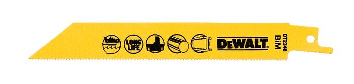 DeWALT Reciprozaagblad BiM,152x1,4mm ferro- en DeWALT Reciprozaagblad BiM,152x1,4mm ferro- en