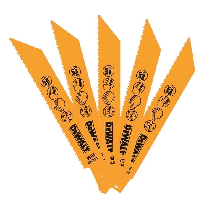 DeWALT Reciprozaagblad BiM 152x1,8-2,5mm DeWALT Reciprozaagblad BiM 152x1,8-2,5mm
