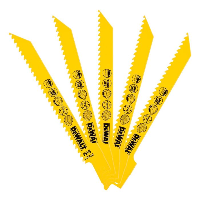 DeWALT Reciprozaagblad BiM 152x4,2mm hout en DeWALT Reciprozaagblad BiM 152x4,2mm hout en