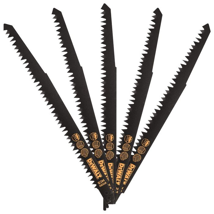 DeWALT Reciprozaagblad HCS 240x4,4-6,0mm snel