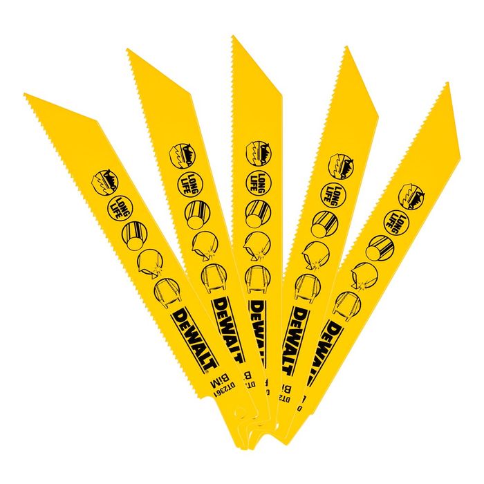 DeWALT Reciprozaagblad BiM 152x1,8mm ferro- en DeWALT Reciprozaagblad BiM 152x1,8mm ferro- en