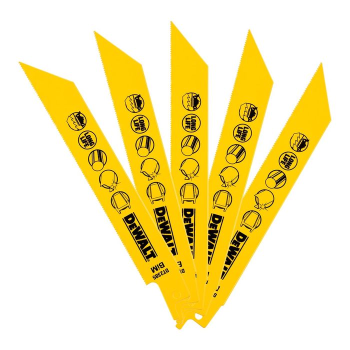 DeWALT Reciprozaagblad BiM 152x1,0mm DeWALT Reciprozaagblad BiM 152x1,0mm