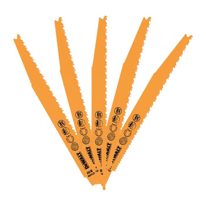 DeWALT Reciprozaagblad BiM 203x2,4-4,6 Hout DeWALT Reciprozaagblad BiM 203x2,4-4,6 Hout