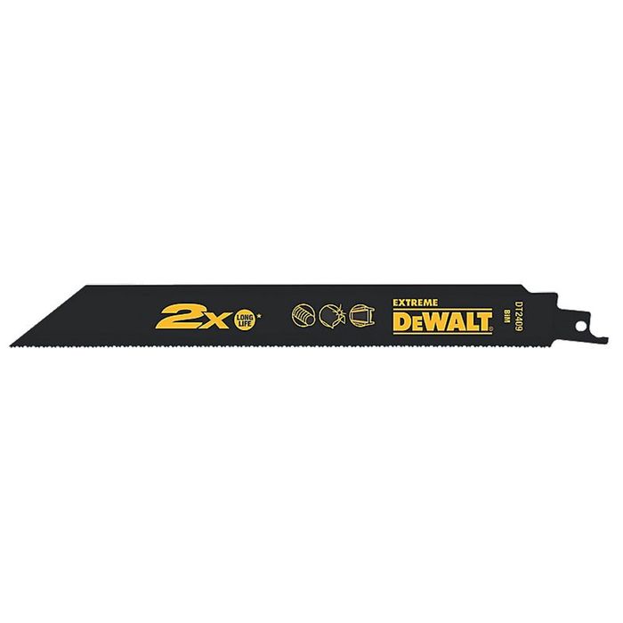 DeWALT Reciprozaagblad 2X BiM 203x2,5mm medium