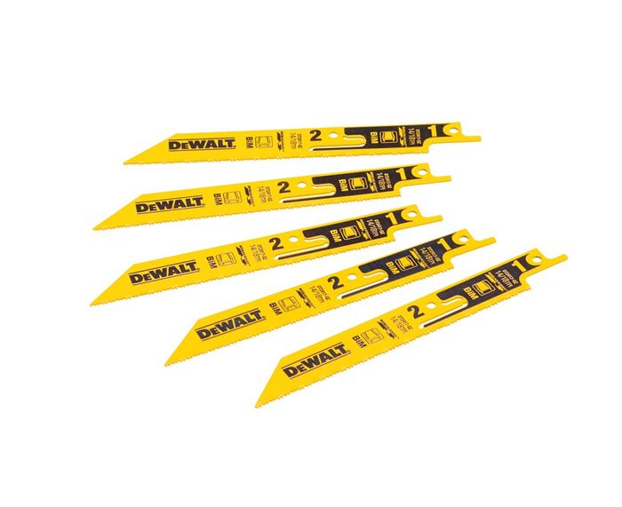 DeWALT 152mm Afbreek reciprozaagbladen 14 18