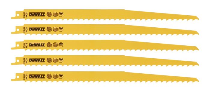 DeWALT Reciprozaagblad HCS 305x8,5mm, Hout -