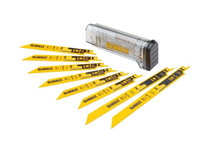 DeWALT 8-delige set Afbreek reciprozaagbladen