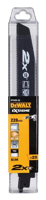 DeWALT Reciprozaagblad 2X BiM 228x2.5mm extra