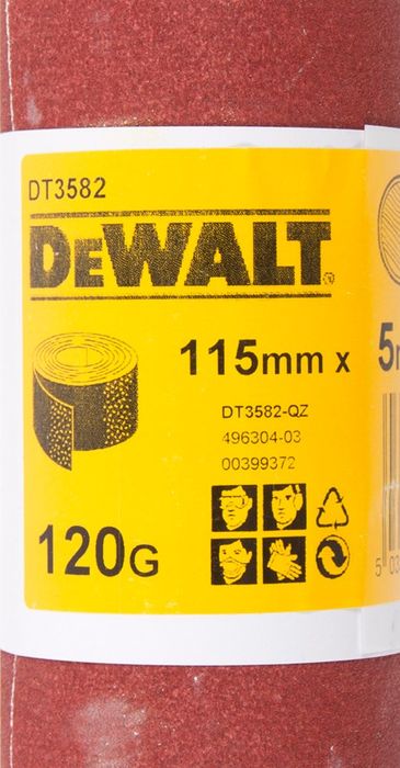 DeWALT Schuurpapier, rol 5 meter, 115mm, K120