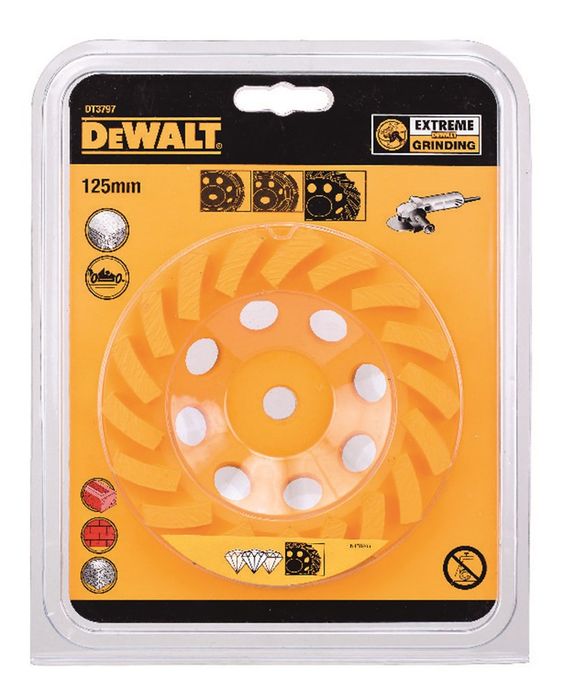 DeWALT Diamantslijpkop Turbo 125mm DeWALT Diamantslijpkop Turbo 125mm